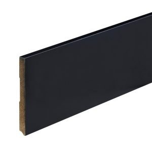 CO-PRO GELAKTE PLINT AMSTERDAM ZWART 120X12