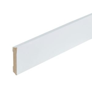 CO-PRO GELAKTE PLINT AMSTERDAM WIT 70X12