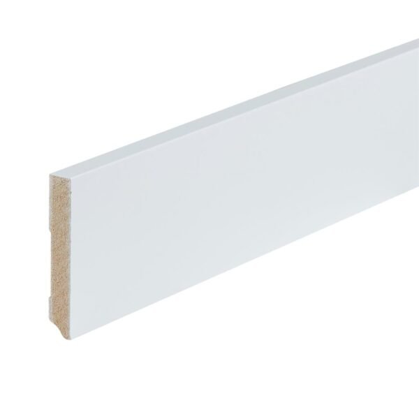 CO-PRO GELAKTE PLINT AMSTERDAM WIT 90X15
