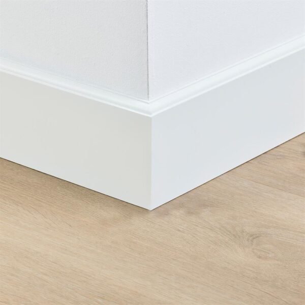 CO-PRO GELAKTE PLINT PRAAG WIT 120X15