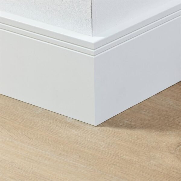 CO-PRO GELAKTE PLINT MILAAN WIT 120X15